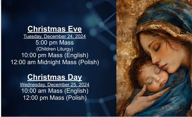 Christmas Schedule