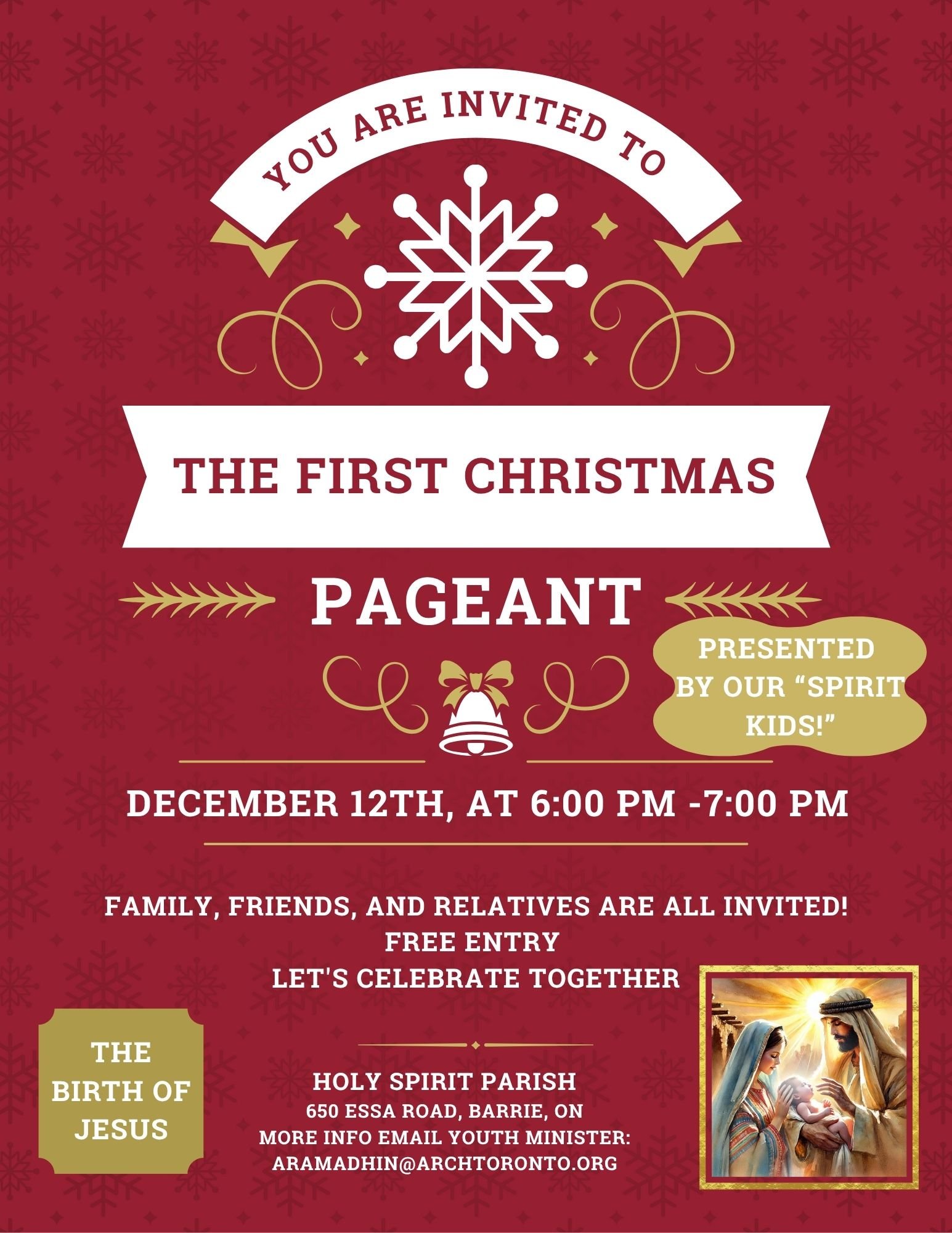 Christmas Pageant Flyer